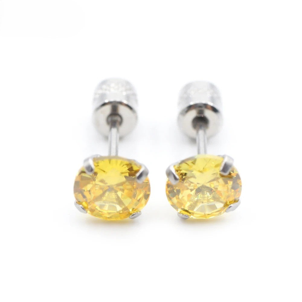 Boucle D'oreille Homme Discret Stylé Acier Inoxydable