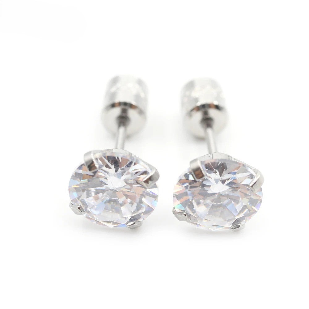 Boucle D'oreille Homme Discret Stylé Acier Inoxydable