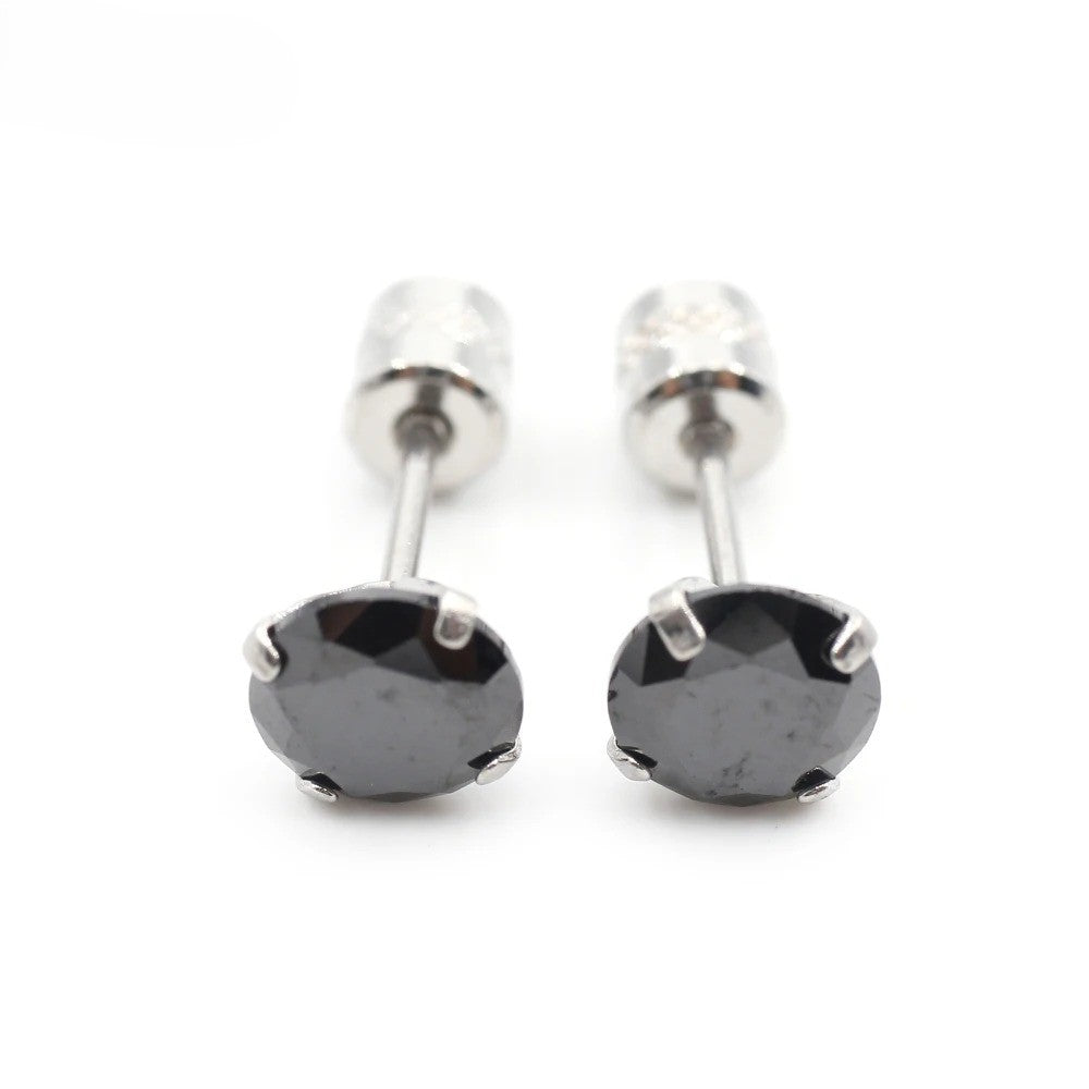 Boucle D'oreille Homme Discret Stylé Acier Inoxydable