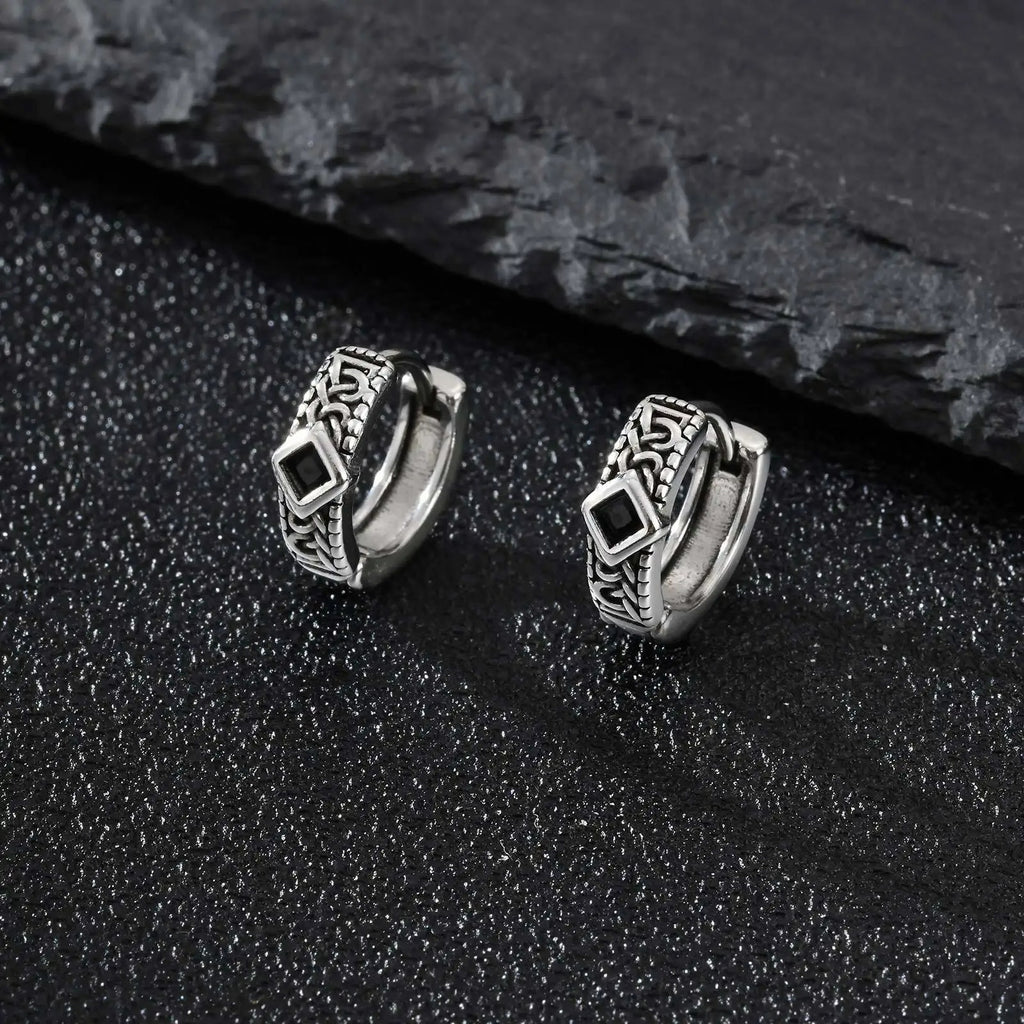 Boucle D'Oreille Homme Discret Viking Acier Inoxydable