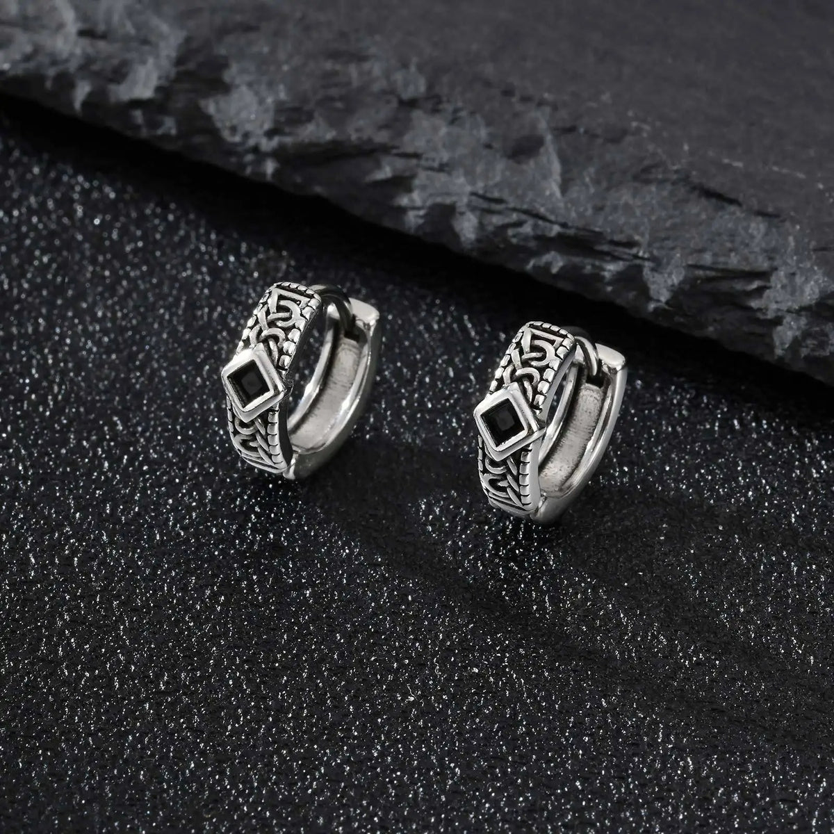 Boucle D'Oreille Homme Discret Viking Acier Inoxydable