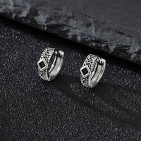 Boucle D'Oreille Homme Discret Viking Acier Inoxydable