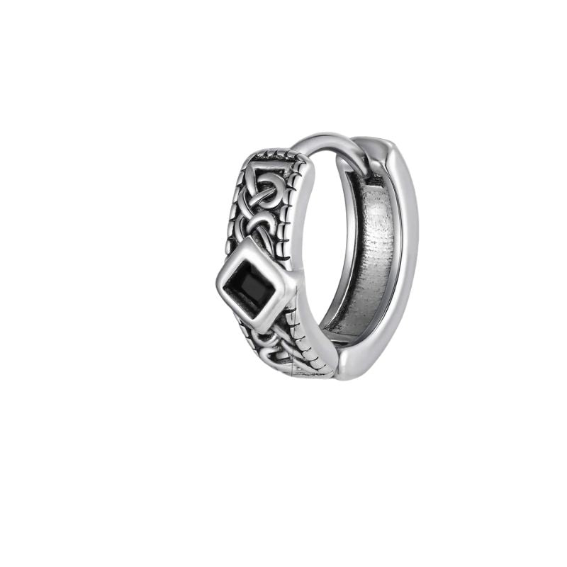 Boucle D'Oreille Homme Discret Viking Acier Inoxydable