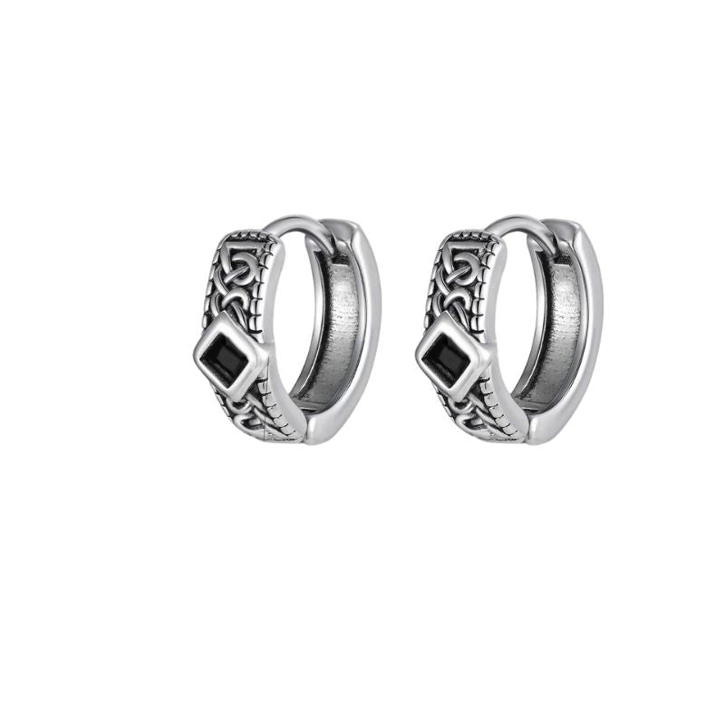 Boucle D'Oreille Homme Discret Viking Acier Inoxydable