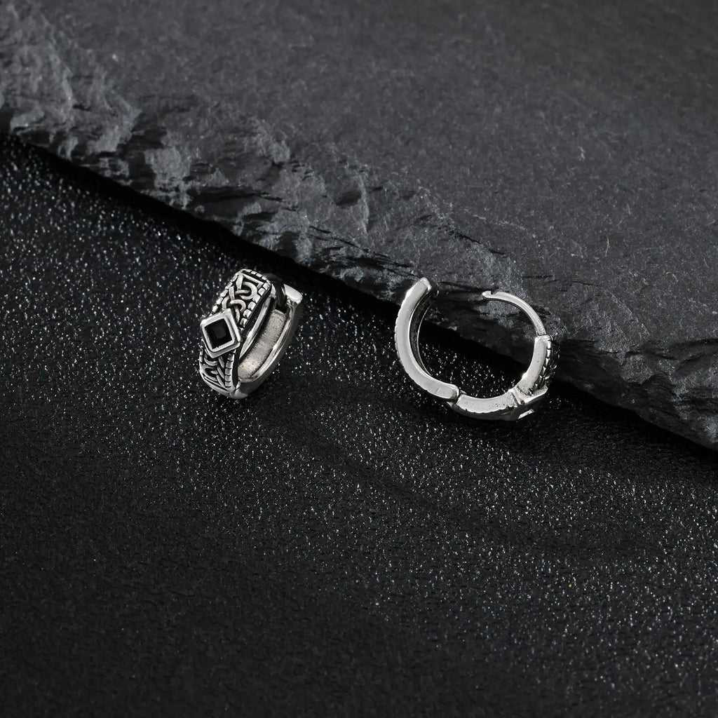 Boucle D'Oreille Homme Discret Viking Acier Inoxydable