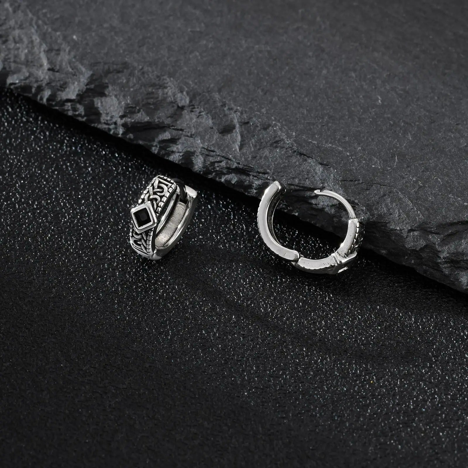 Boucle D'Oreille Homme Discret Viking Acier Inoxydable