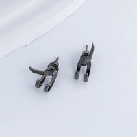 Boucle D'oreille Homme Original en Forme de Dent de Loup