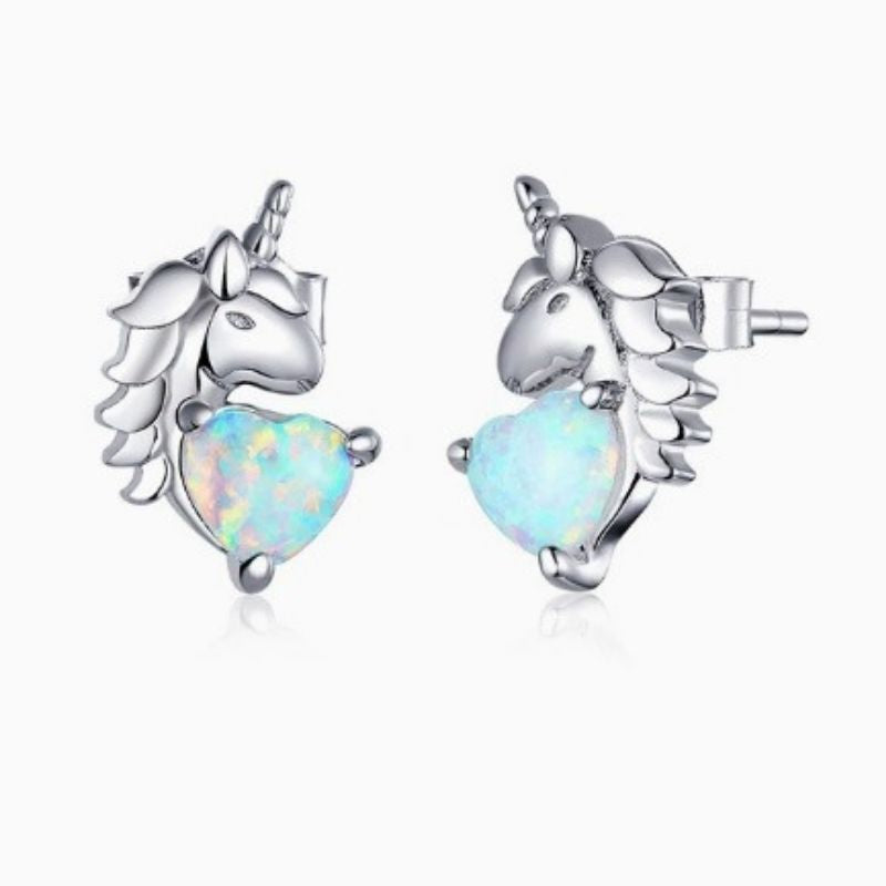 Boucle D'oreille Licorne Enchantée