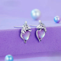 Boucle D'oreille Licorne Enchantée