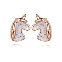 Boucle D'oreille Licorne Paillettes