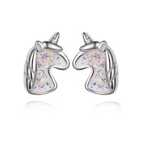 Boucle D'oreille Licorne Paillettes