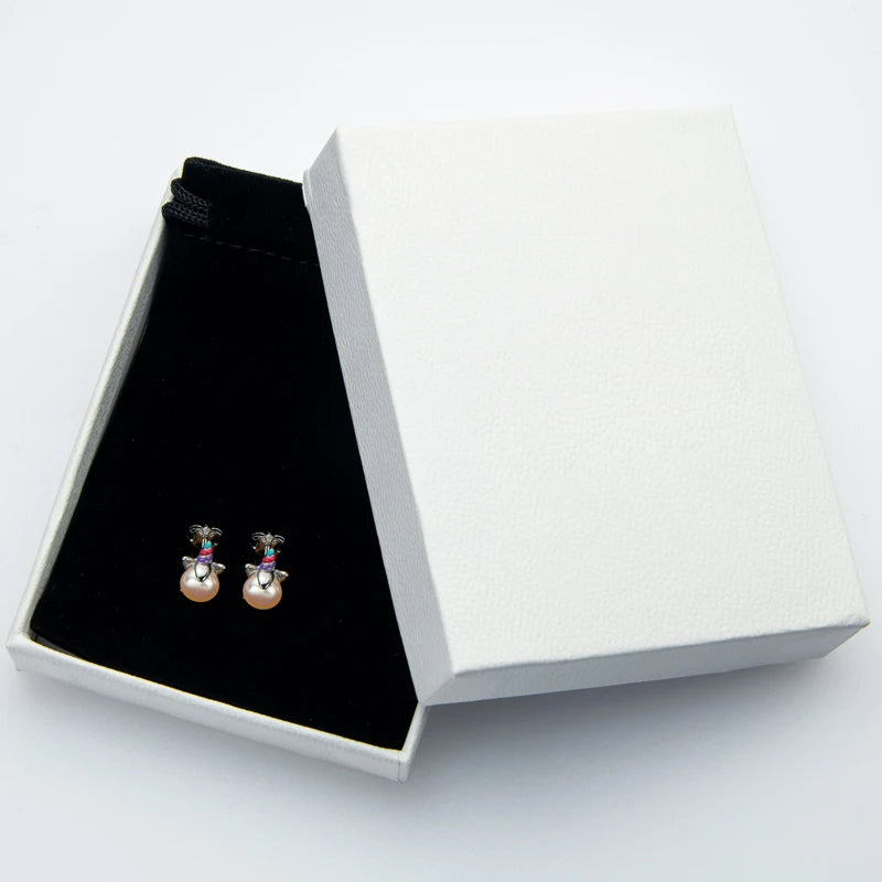 Boucle D'oreille Licorne Perle