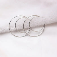 Boucle D'oreille Lune Effet Créole