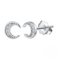 Boucle D'oreille Lune et Strass
