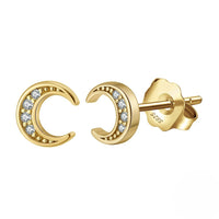Boucle D'oreille Lune et Strass