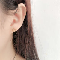 Boucle D'oreille Lune et Strass
