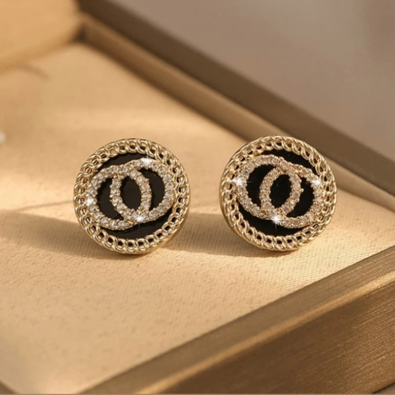 Boucle d'Oreille Luxe Femme en Acier