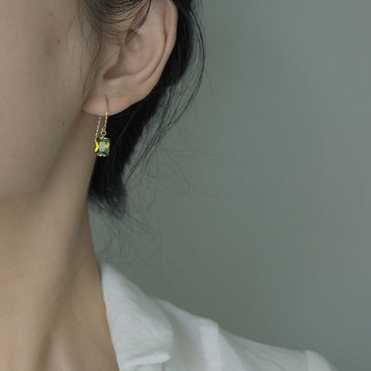 Boucle D'oreille Luxe avec Pierre Naturelle