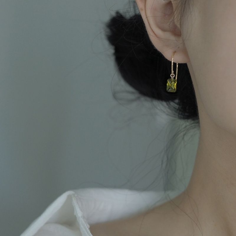Boucle D'oreille Luxe avec Pierre Naturelle