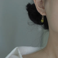 Boucle D'oreille Luxe avec Pierre Naturelle