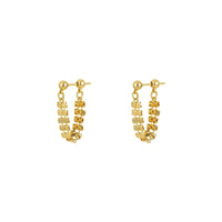 Boucle D'oreille Pendante Doré Délicate