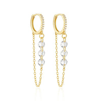 Boucle D’oreille Pendante Femme Dorée