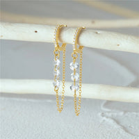 Boucle D’oreille Pendante Femme Dorée