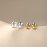Boucle D'oreille Puce Goutte En Argent