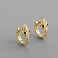 Boucle d'Oreille Serpent Créole en Acier Inoxydable