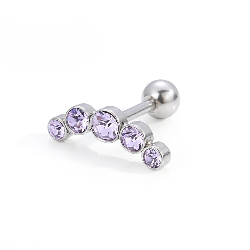 Boucle d'Oreille Cartilage Cristal Image