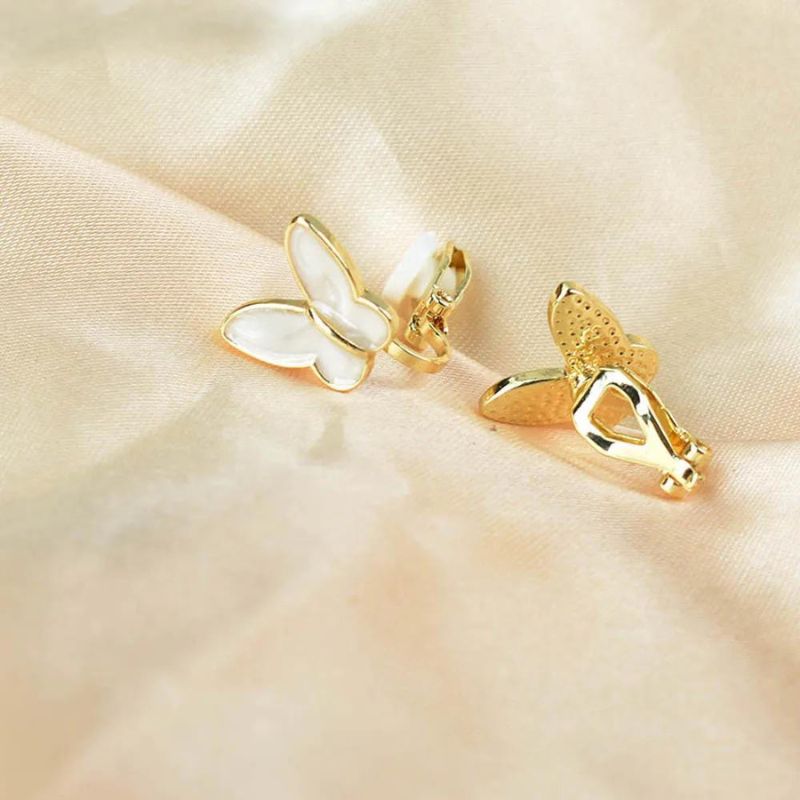 Boucle D'oreille Clip Fillette Papillon Image