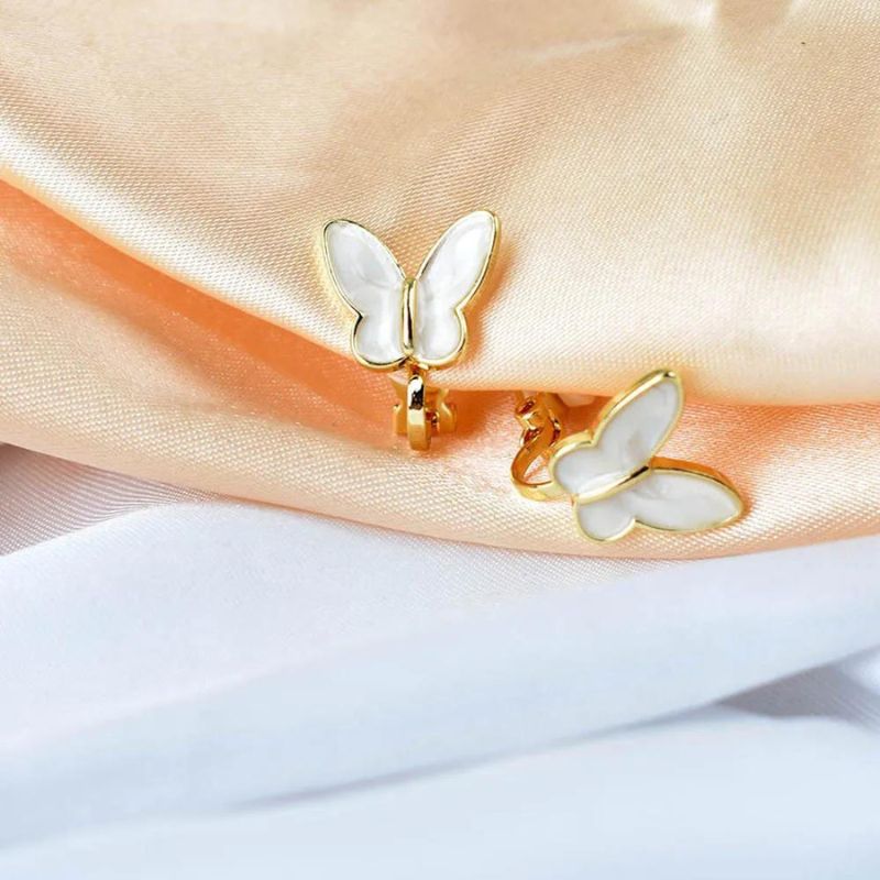 Boucle D'oreille Clip Fillette Papillon Image