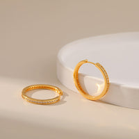 Boucle d'Oreille Créole à Charnière