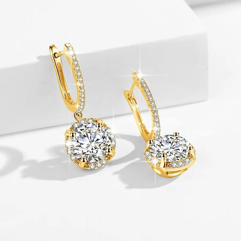 Boucles D'oreilles Pendantes Dormeuses – Verre De Bohème Rouge, Plaqué Argent, Fait Main