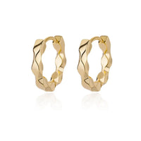 Boucle d'Oreille Femme Acier Inoxydable Créole Ronde Vintage