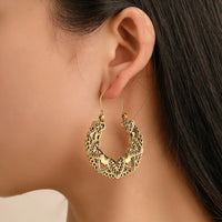 Boucle d'Oreille Gitane Dorée Chic et Tendance