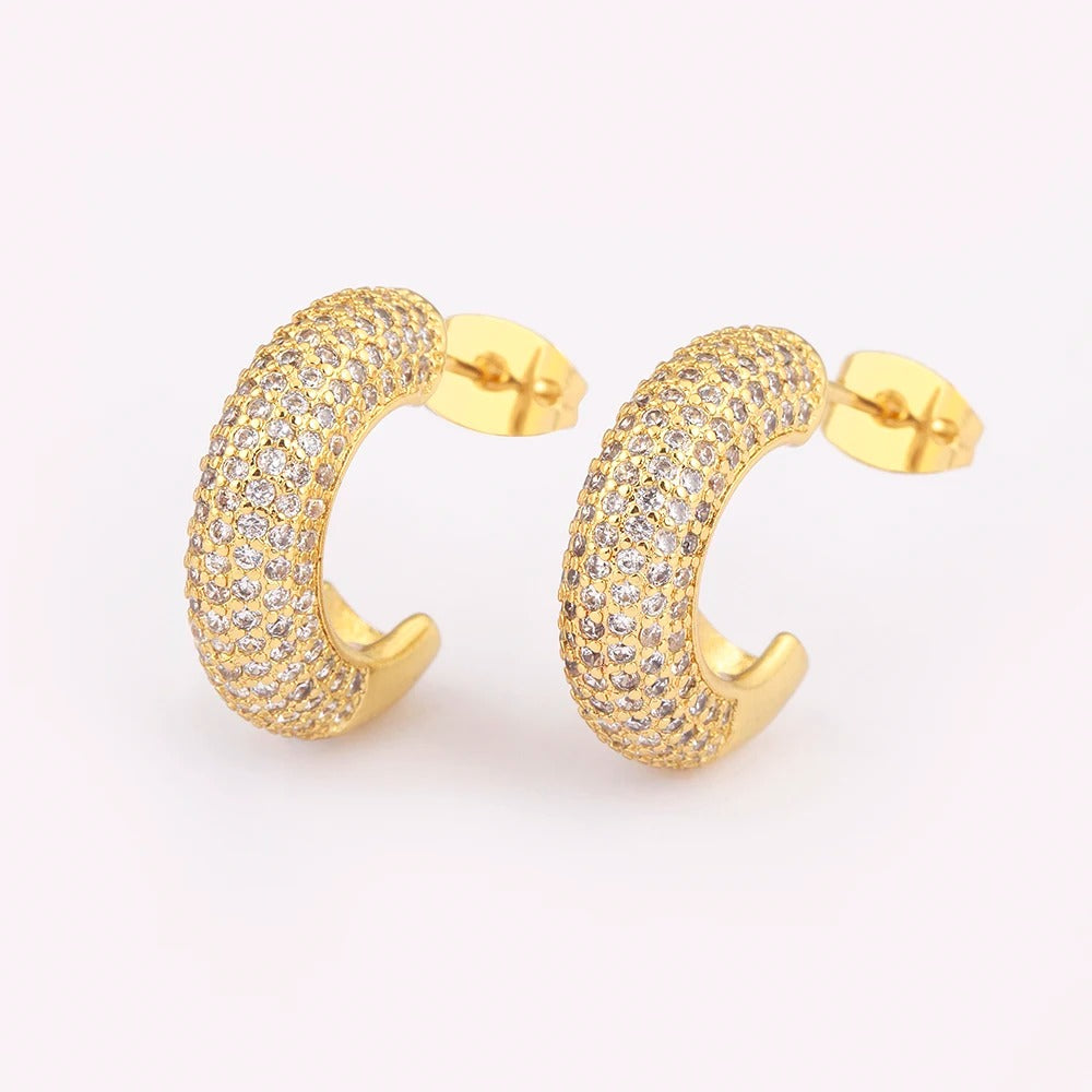 Boucle d'Oreille Luxe Brillante Image
