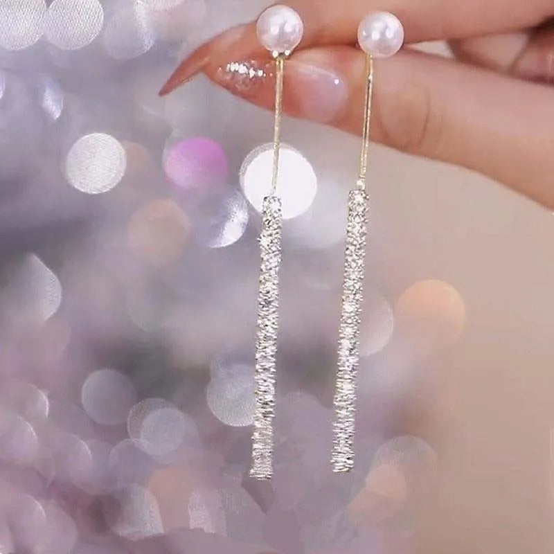 boucle d'Oreille Mariage Branches pendantes Image