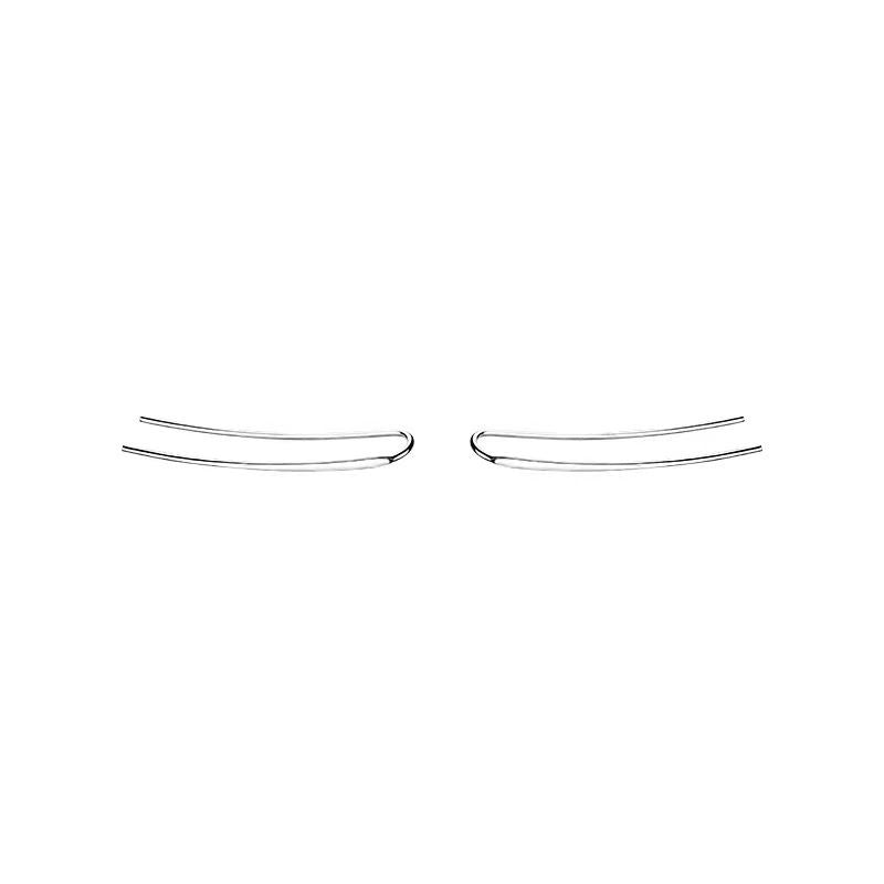 Boucle d'Oreille Montante Incurvée