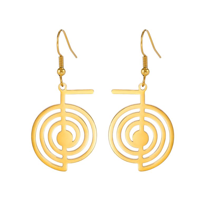 Boucle d'Oreille Originale Femme Géométrique Image
