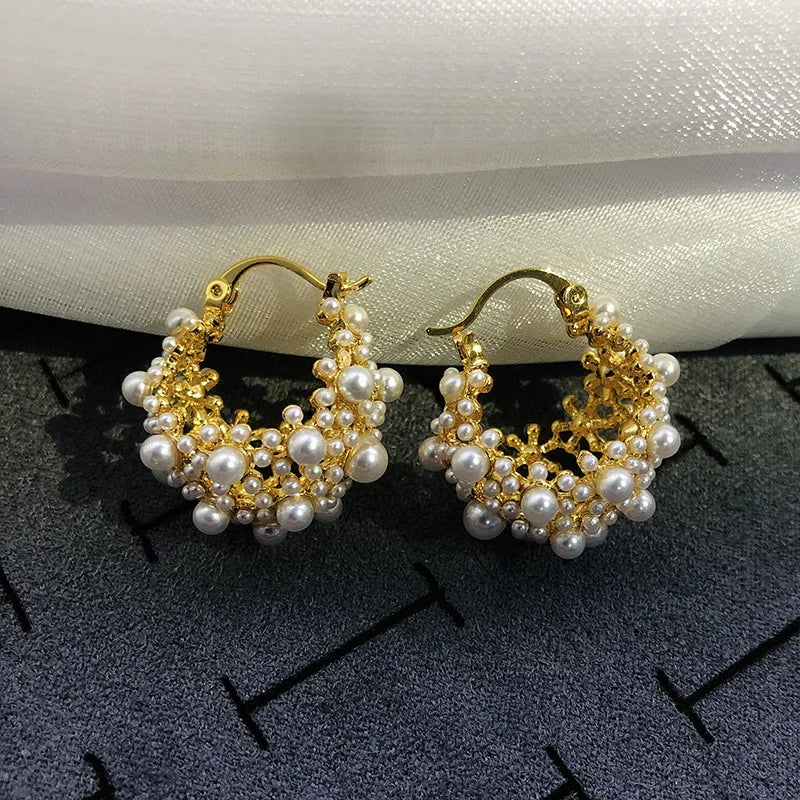 Boucle d'Oreille Perle Élégante et Originale