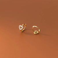 Boucles d'Oreilles Fillette Cœur