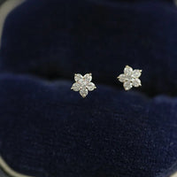 Boucle d'Oreille Puce Fleur