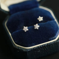 Boucle d'Oreille Puce Fleur