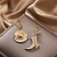 Boucles D'oreilles Asymétriques Cowboy