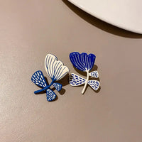 Boucles D'oreilles Asymétriques Fleurs