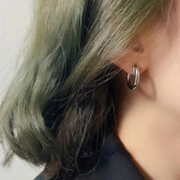 Boucles D'oreilles Clips Créoles Lisses