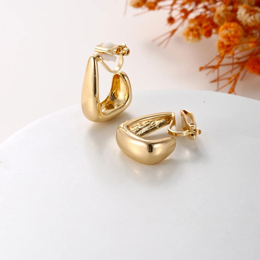 Boucles D'Oreilles Clips Goutte Chic