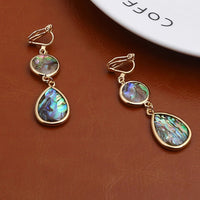 Boucles D'oreilles Clips Pendantes