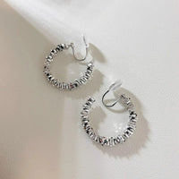 Boucles D'Oreilles Clips Relief Subtil